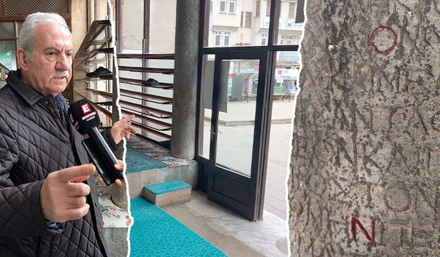 Kütahya’da camideki Romalı zabıta için yazılan yazıt dikkat çekiyor