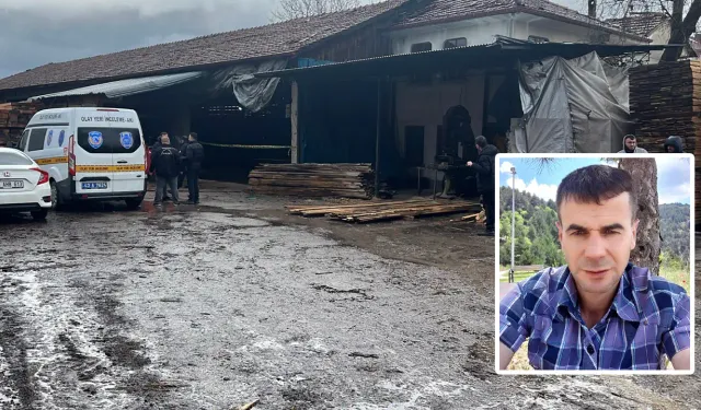Kütahya'da kereste atölyesinde feci ölüm