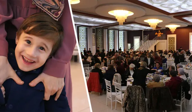 Kütahya’da yüzlerce kişi Metehan için bir araya geldi