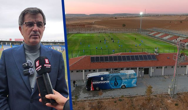 Kütahyaspor Başkan Vekili Aydın, yeni tesis için tarih verdi