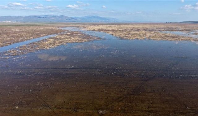 Marmara Gölü 5 yıl sonra yeniden su tuttu
