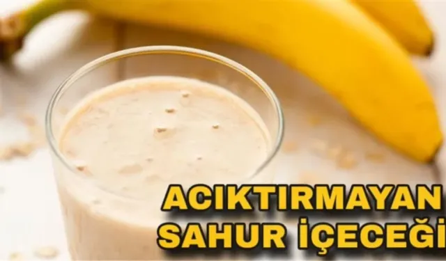 Sahurda tok tutan kefirli içecek tarifi