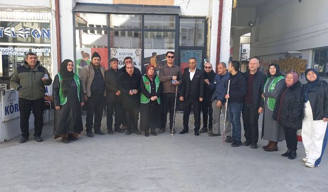 Kütahya İHH’dan görme engellilere destek