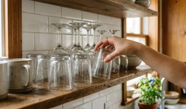 Bardakları ters değil düz koyun: İşte nedeni