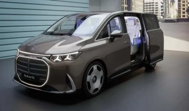 Elektrikli lüks van Mercedes-Benz VLE tanıtıldı