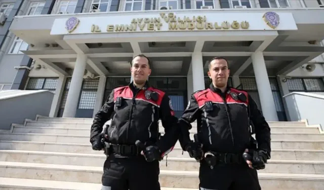 İkiz polisler, çocukluk sokaklarında görev yapıyor