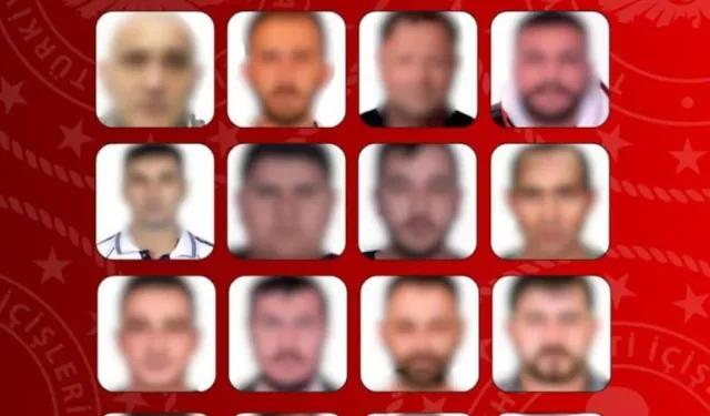 Kırmızı bülten ve ulusal seviyede aranan 16 suçlu yakalandı