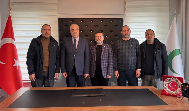 Kütahya Gazeteciler Birliği’nden Yeşilay’a ziyaret