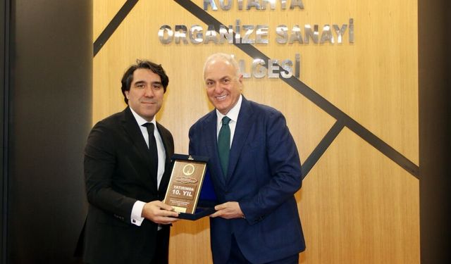 Kütahya OSB’de firmalara başarı ve emek ödülü