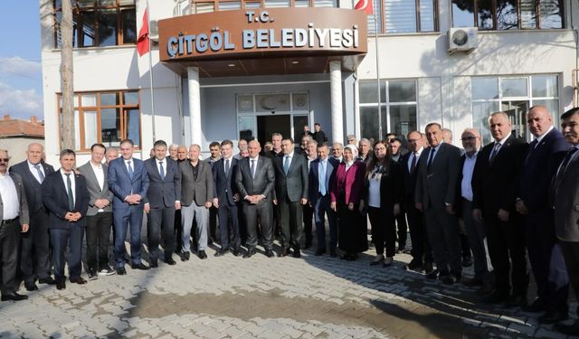 Kütahya Valisi Işın, Çitgöl Belediyesi’ni ziyaret etti