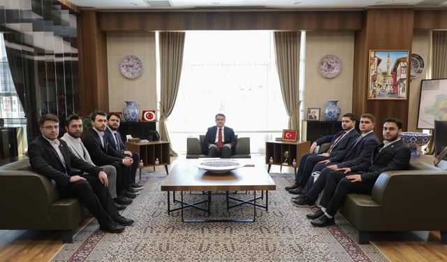 Kütahya Valisi MTTB heyetini makamına kabul etti