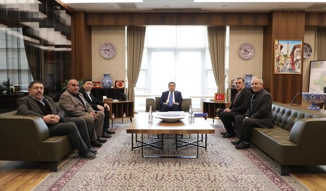 Kütahya Valisi Musa Işın, Altıntaş heyetini ağırladı