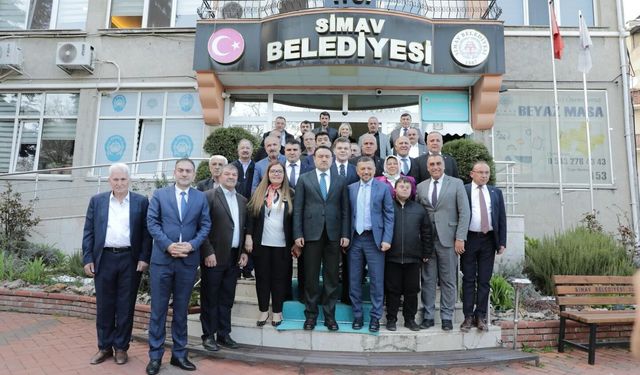 Kütahya Valisinden Simav Belediyesine ziyaret