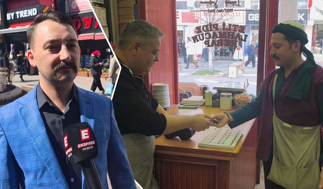 Kütahya’da ahi geleneği, esnafa hurma ikramı