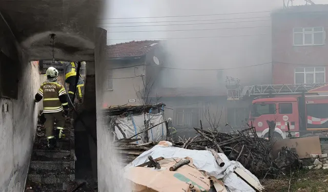 Kütahya’da elektrikli fırın evi yaktı