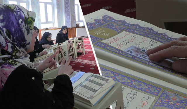 Kütahya'da işitme engelliler işaret diliyle mukabele okudu