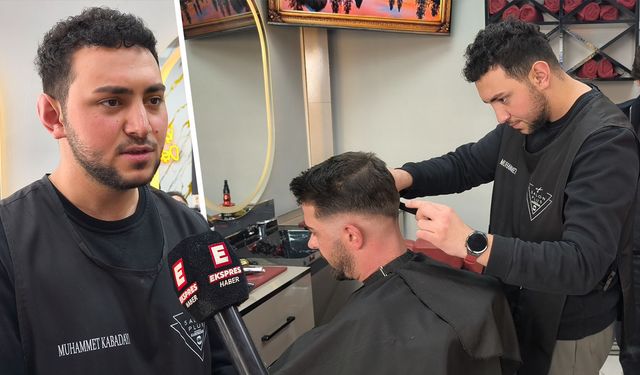 Kütahya’da kuaförlerde “Bayram” yoğunluğu