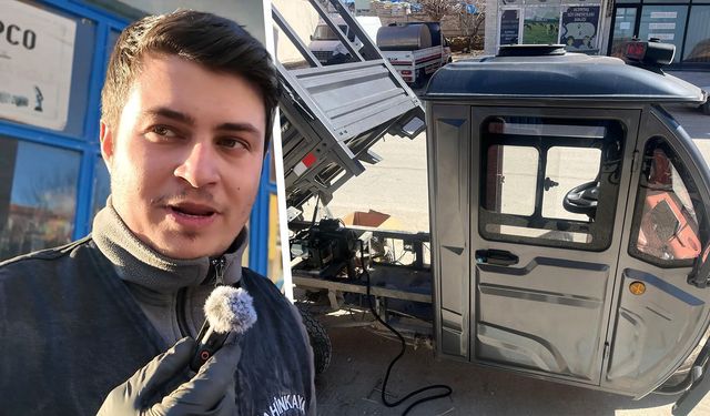 Kütahya’da müşterileri istedi motor ustası “hibrit” yaptı