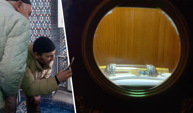 Kütahya’da Sakal-ı Şerif ziyaretine vatandaşlardan yoğun ilgi