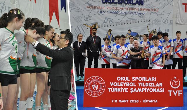 Kütahya’da voleybolun şampiyonları belli oldu