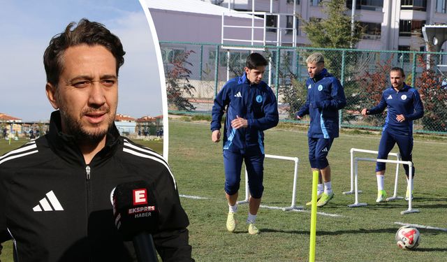 Kütahyaspor, Altay maçı hazırlıklarına başladı