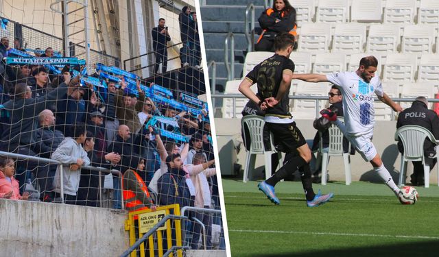 Kütahyaspor ilk yarıda deplasmanda önde