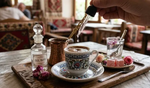 Türk kahvesine gül suyu eklemenin etkisi