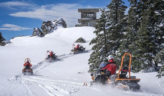 Uludağ’da JAK timi 1180 olaya müdahale etti