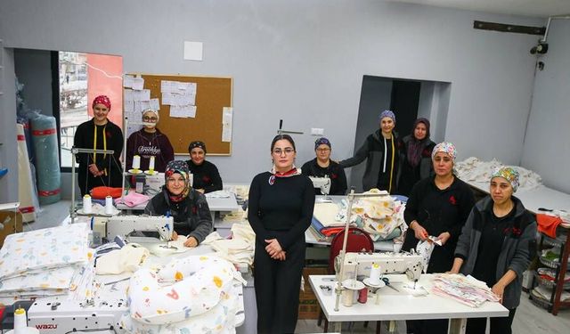Uşak’ta kadın girişimci evde başladı, 11 kadına istihdam sağladı