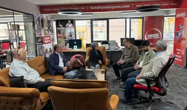 AK Parti Kütahya’dan Kütahya Ekspres’e taziye ziyareti