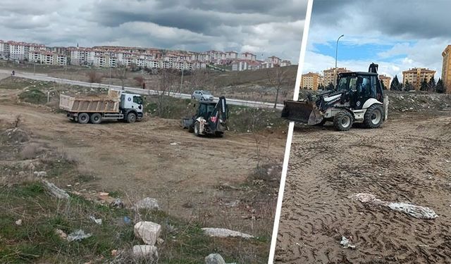 Kütahya Ekspres’in haberi ses getirdi, molozlar temizlendi