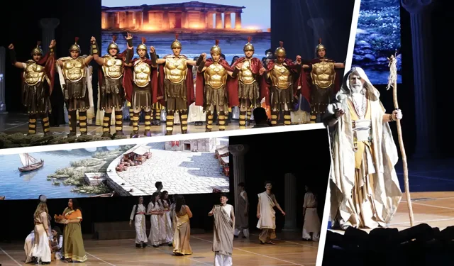 Kütahya’da Aizanoi Antik Kenti müzikali sahnelendi