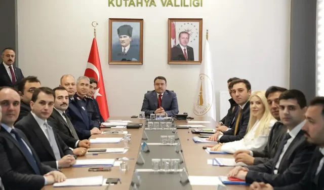 Kütahya'da İl Güvenlik ve Asayiş Toplantısı gerçekleştirildi