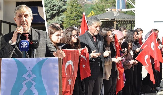 Kütahya’da öğrenciler, hayatını kaybeden öğretmen ve öğrencileri unutmadı