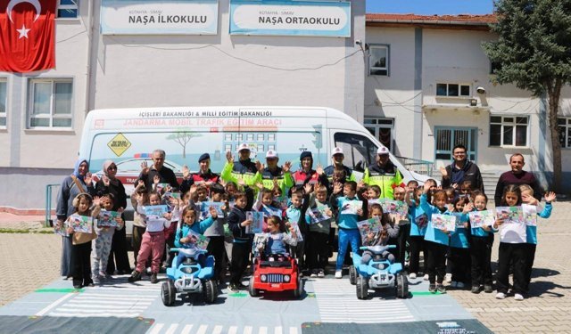 Kütahya’da öğrencilere trafik bilinci aşılandı