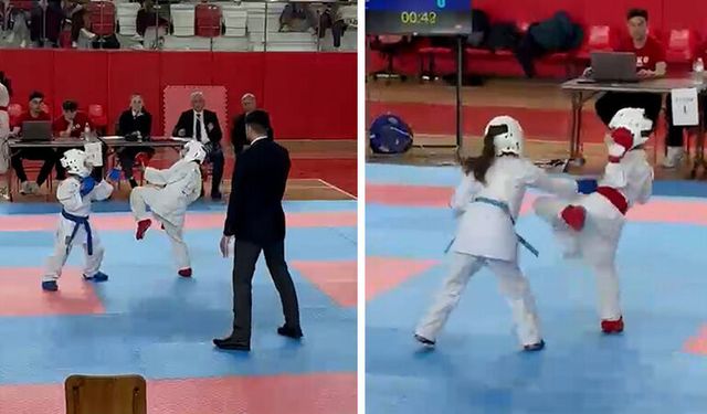 Kütahya’da sporcular karate yeteneklerini sergiledi