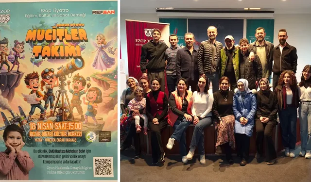 Kütahyalı tiyatro ekibinden Metehan’a anlamlı destek