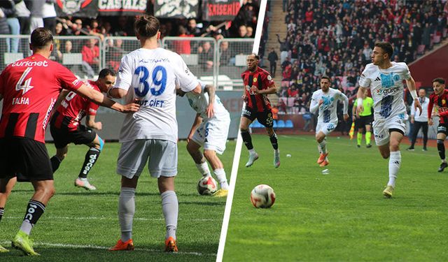 Kütahyaspor, deplasmanda ilk yarıda geride