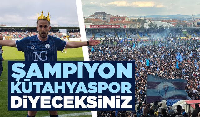 Kütahyaspor evinde şampiyonluğunu ilan etti