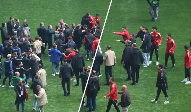 Maç başlamadan Kütahyasporlu futbolculara çirkin saldırı