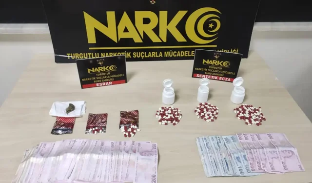 Manisa’da yasaklı madde operasyonu: 2 tutuklama