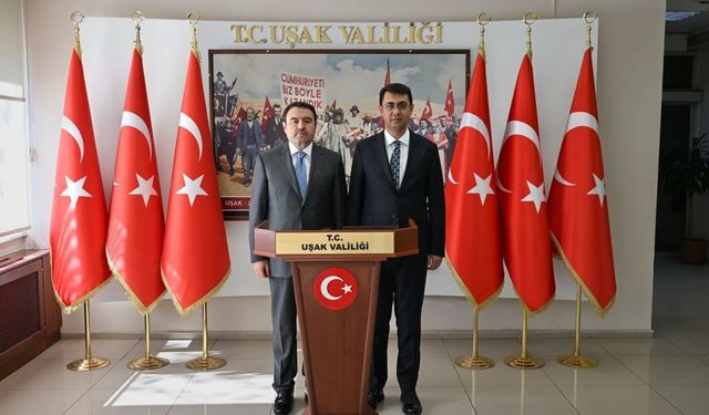 Kütahya ve Afyonkarahisar valilerinden Uşak Valisine anlamlı ziyaret