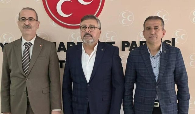 MHP Kütahya İl Başkanlığına ziyaretler yapıldı