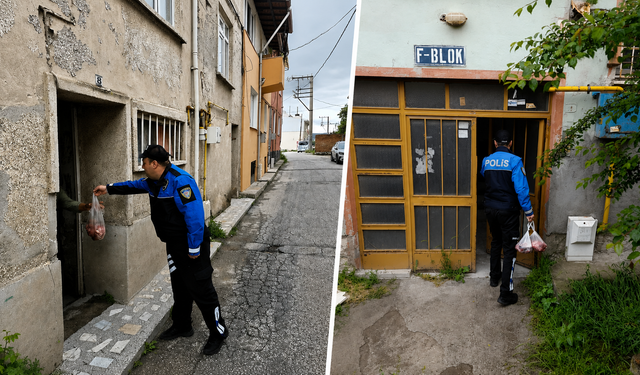 Kütahya polisi, ihtiyaç sahiplerini unutmadı