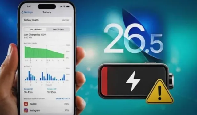 iOS 26.5 sonrası iPhone’larda pil şikayeti