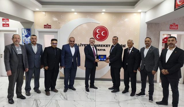 Kütahya MHP İl Başkanlığına hayırlı olsun ziyareti