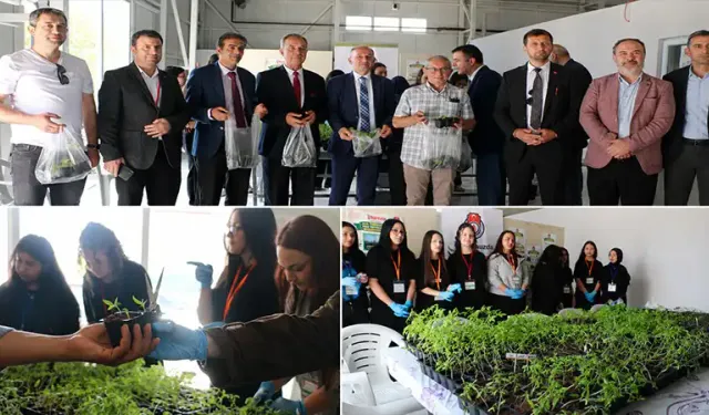 Kütahya’da ata tohumlarından yetiştirilen fideler dağıtıldı