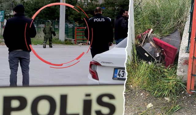 Kütahya’da boş araziye bırakılan çanta, paniğe neden oldu