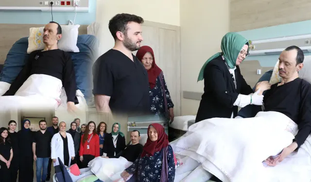 Kütahya’da felçli hastaya özel aparat geliştirildi