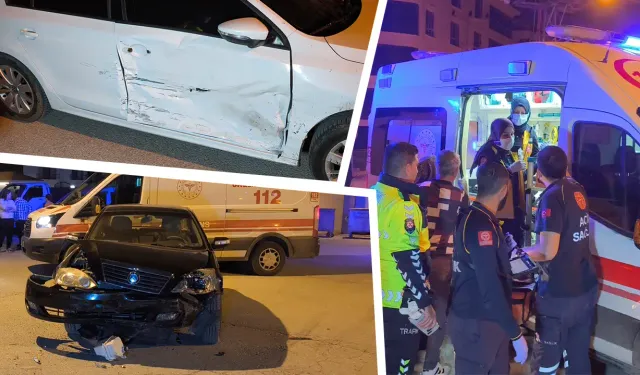 Kütahya’da iki otomobil çarpıştı, yaralılar var